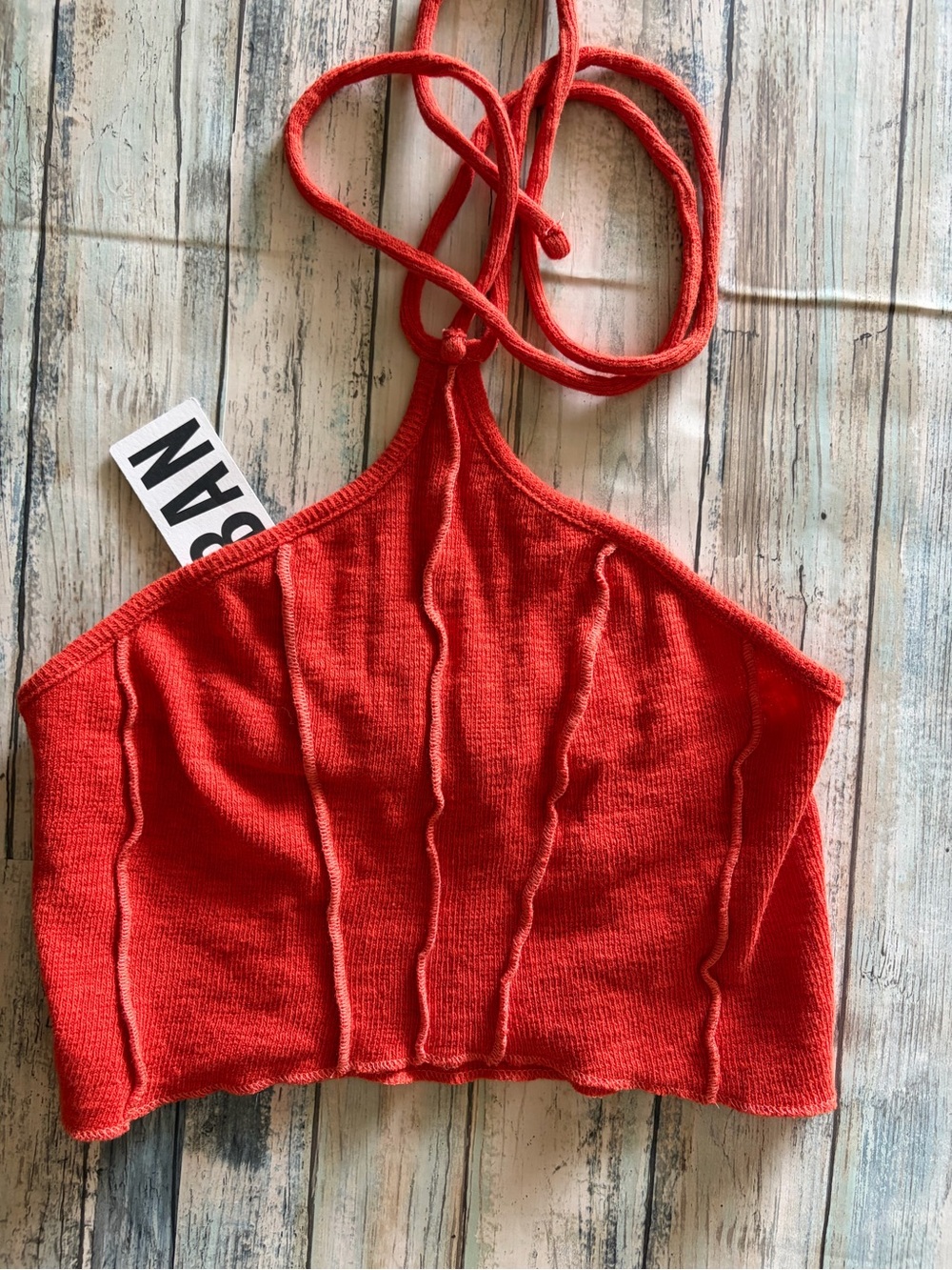Urban Outfitters Casablanca Seamed Halter Top Size Small NWT - Picture 2 of 4